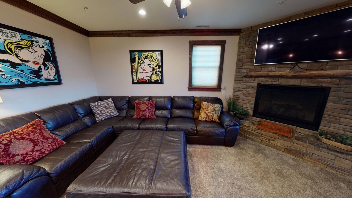 Snowshoe House | Vibrant 8BR Retro Rendezvous with Game Room by RedAwning