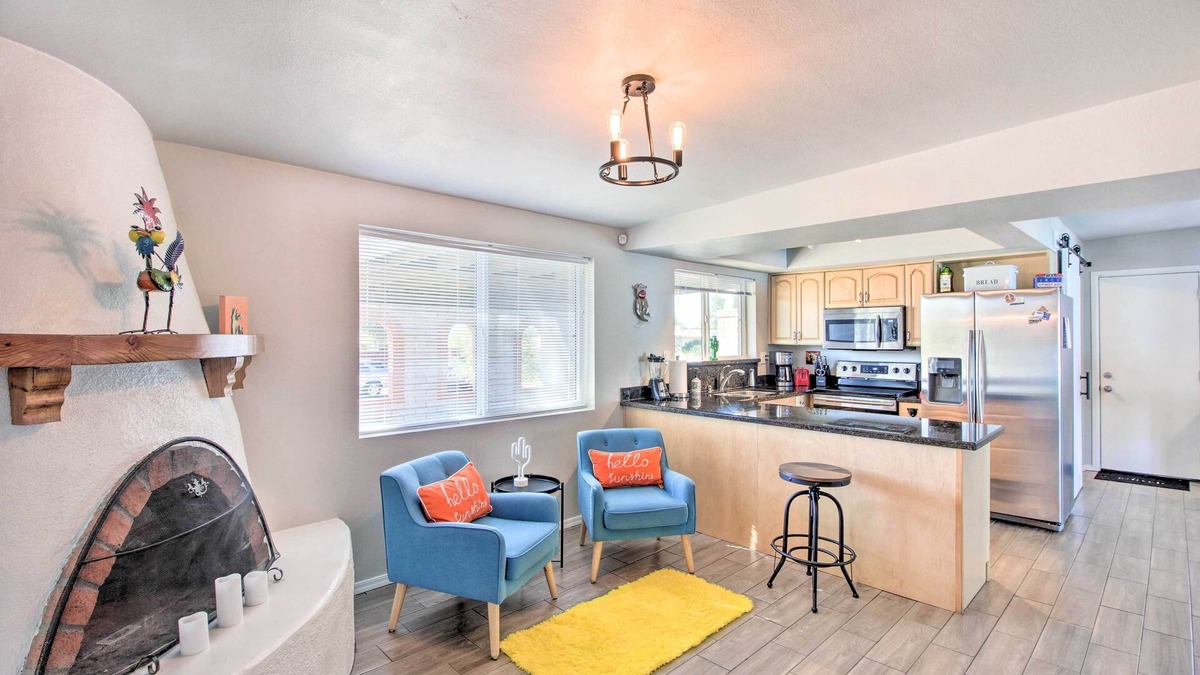 South Harrison House | Vibrant, Colorful Tucson Abode w/Pool & Hot Tub