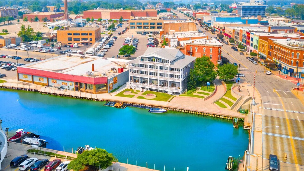 Port Huron Apartment | Vibrant Luxe on the River