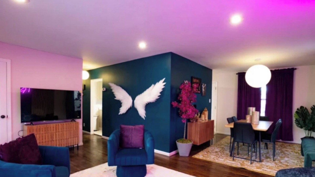 Miller Beach House | Vibrant Villa with Private Hot Tub in Miller Beach