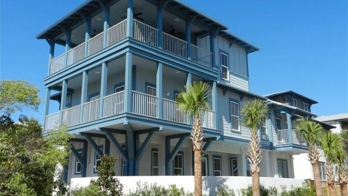 Rosemary Beach House | Vie De Mer 5+BR/5.5BA, Gulf View, Priv Pool, 3 King Masters, beach side of 30A