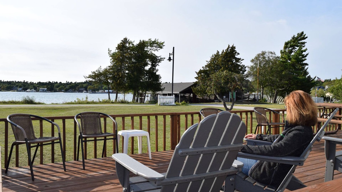 Beaver Island Cottage | View of the the bay is worth the stay. Beaver Island Harbor View Cottage