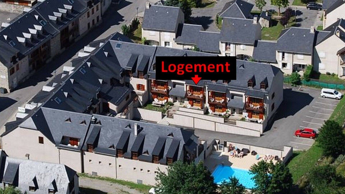 Vignec Apartment | Vignec - Saint Lary: 3-room apartment 50m² cabin, balcony, mountain view, parking, WIFI