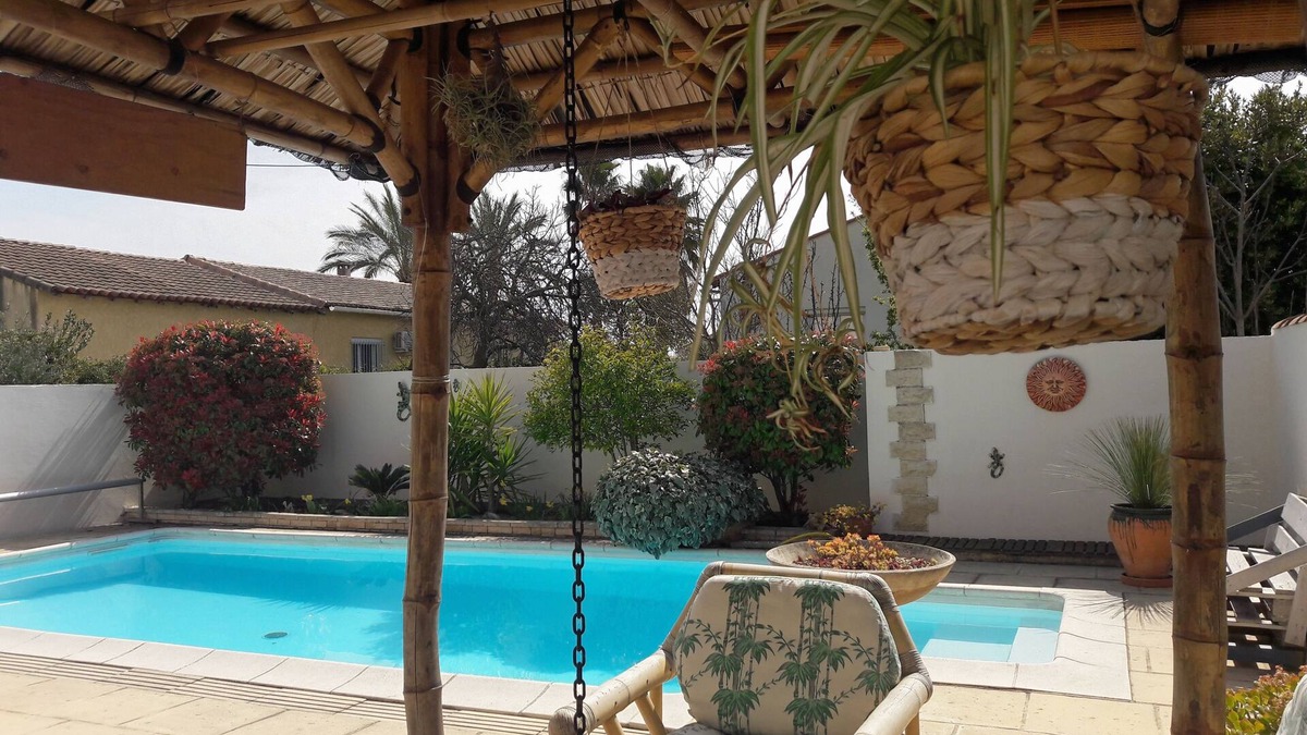 Cournonterral Villa | Villa 3 bd 6 pers private pool, 16 minutes from the beach, close to shops