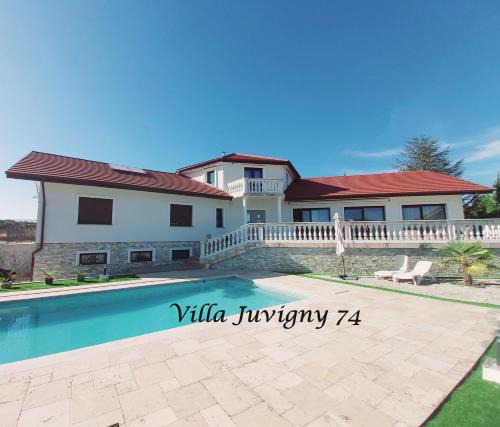 Juvigny Villa | Villa 5*, 15 personnes, Piscine à 20 min de Genève