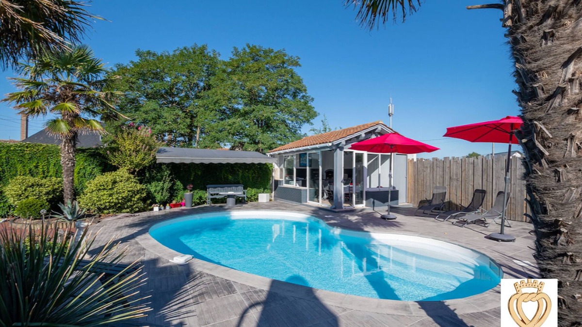 Saint-Hilaire-de-Riez Villa | Villa 5 Pièces Avec Piscine Chauffée Privée à 6 mn des Mouettes et Parée Préneau
