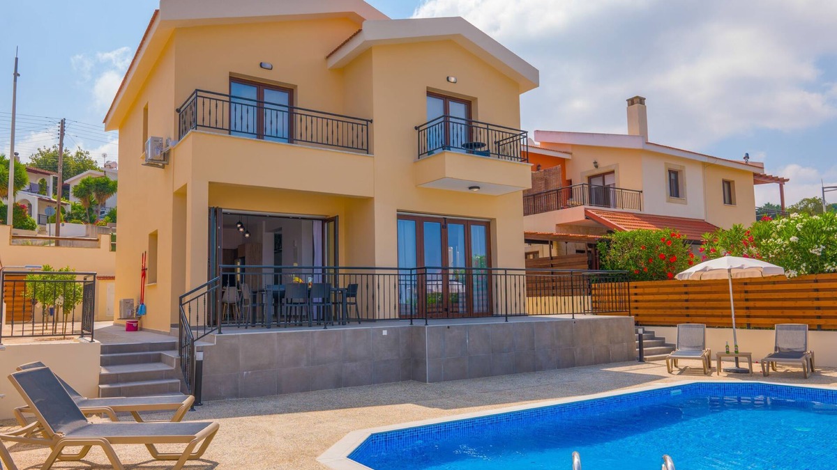 Meladeia Villa | Villa Aeria: Holiday Villa To Rent, Pool, Views, WiFi, A/C