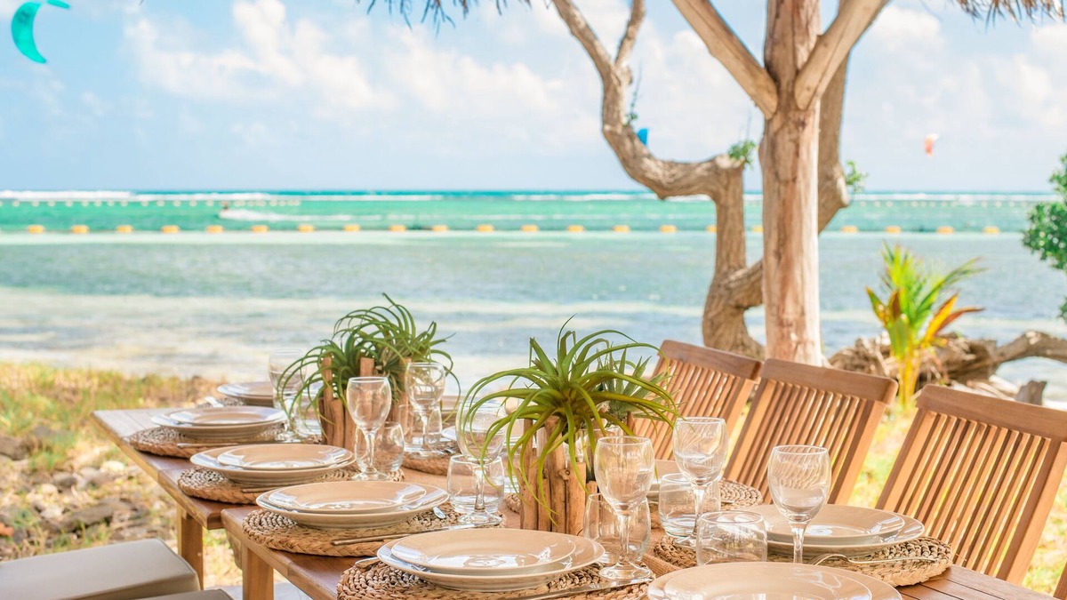 Le Francois Villa | Villa Anagani, Cap Est villa rental, swimming pool, beach, sea view