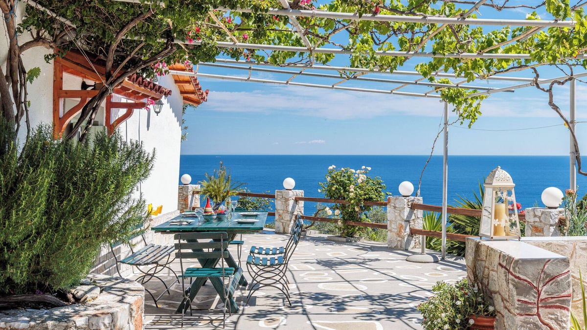Xanthi Region Villa | Villa Anagennisis, a beautiful villa with semi-private beach and amazing view
