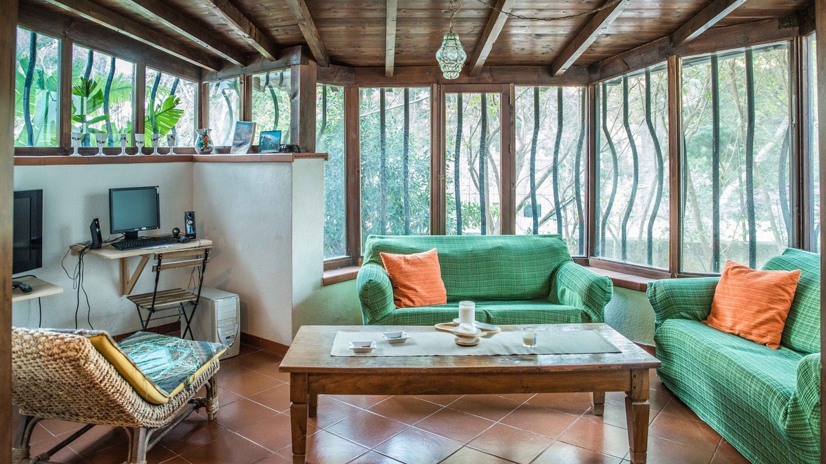 Sferracavallo Villa | Villa Ancilo 'apartment in villa a stone's throw from the Gulf of Sferracavallo