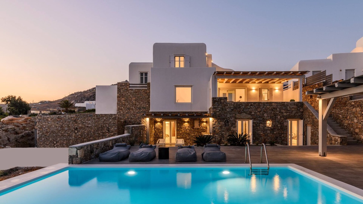 Kalafatis Villa | Villa Angelika/Pink Pelican by the beach