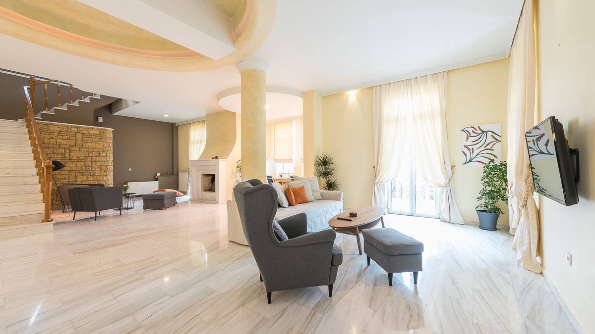 Attiki Villa | VILLA ATHENS - A Neoclassical 250sqm - Can sleep 8 guests