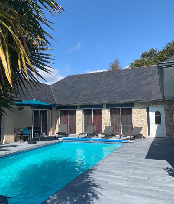 Guidel-Plages Villa | Villa avec piscine à 2 pas de la mer