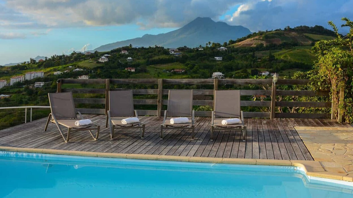 Le Carbet Villa | Villa Bel Case vue mer et Montagne Le Carbet