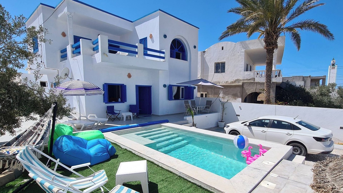 Zarzis Villa | Villa Bleue Plage Sonia
