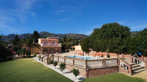 Churriana Villa | Villa Buenavista Malaga - sea view, private heated pool, spa, 5 bedrooms