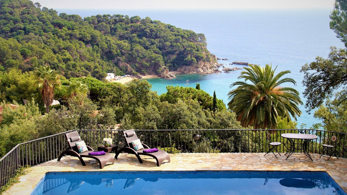 Lloret de Mar Villa | Villa Can Toni Lux Experience, Jacuzzi & Piscina con Vista Mar