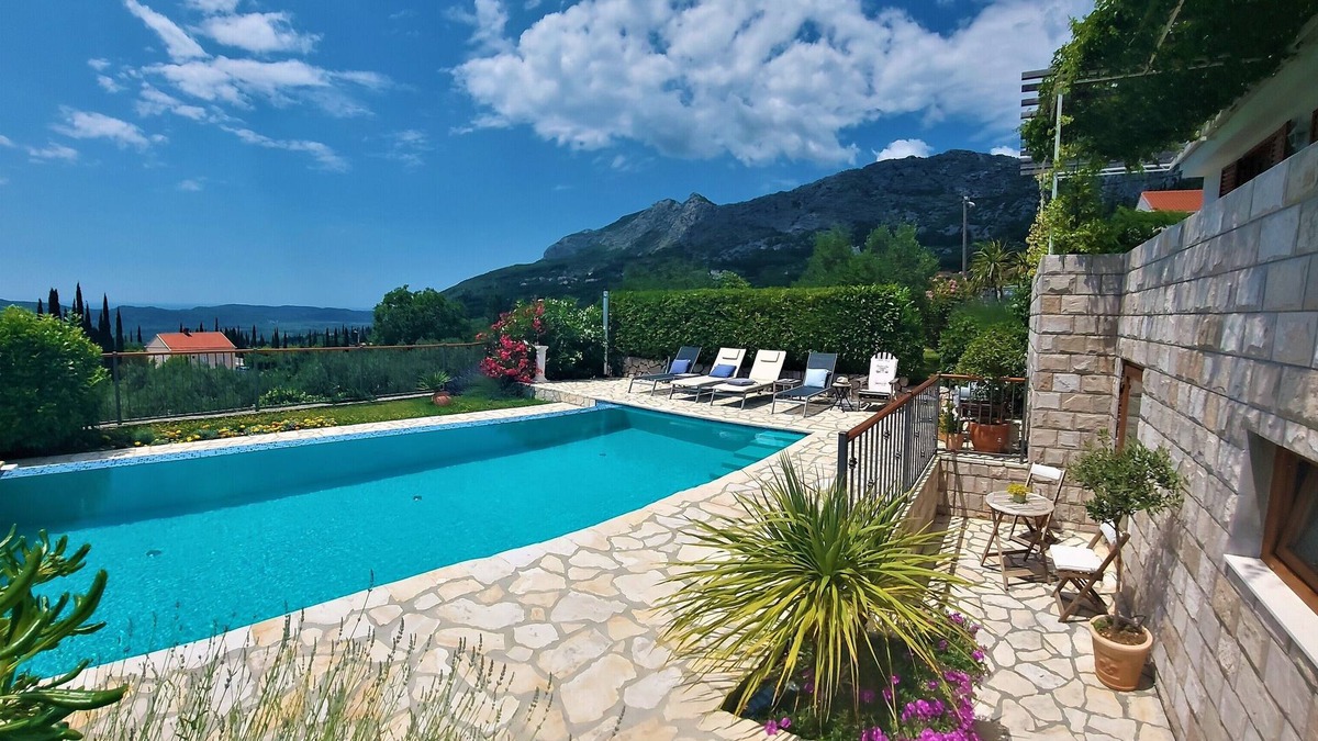 Dunave Krajnje Villa | Villa Casa Belvedere with spectacular view near Dubrovnik