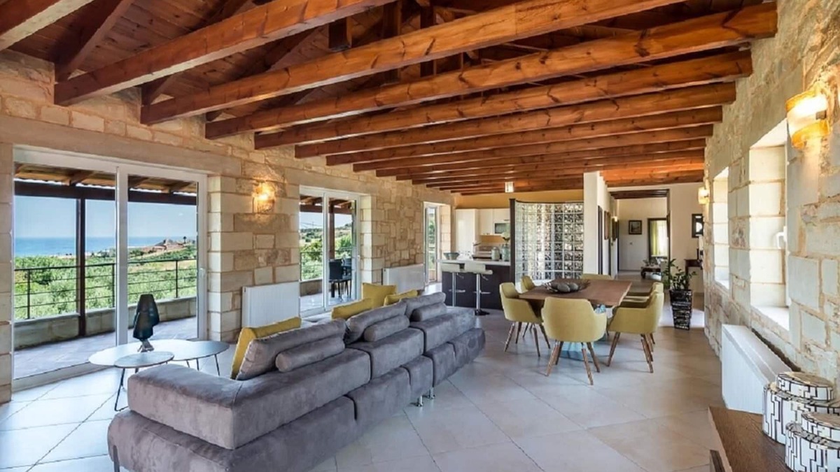 Kato Stalos Villa | Villa Chara Chania | Private Villa with Pool and Sea Views