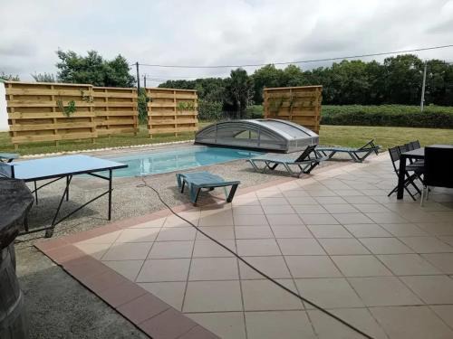 Sainte-Marie-de-Gosse Villa | Villa confortable avec piscine privée à Sainte-Marie-de-Gosse, 180 m²