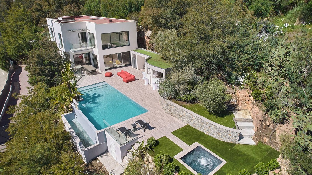 Les Termes Villa | Villa Contemporaine Piscine vue mer