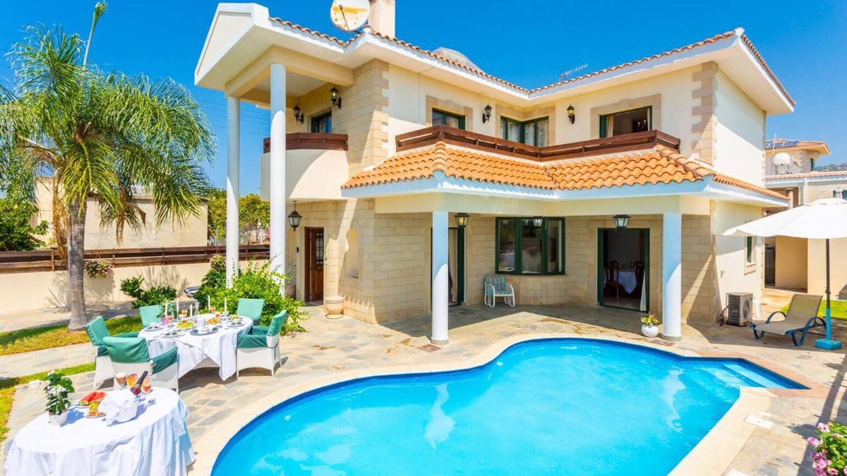 Ayia Marina Chrysochous Villa | Villa Charianna - Four Bedroom Villa, Sleeps 8