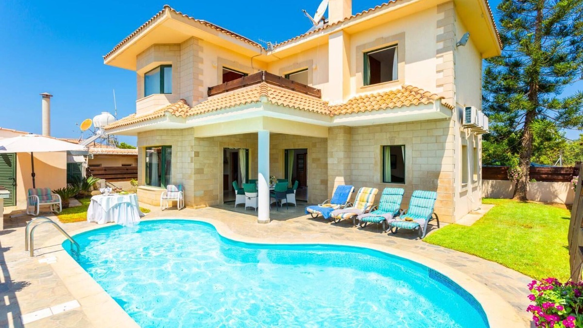 Ayia Marina Chrysochous Villa | Villa Olivetta - Three Bedroom Villa, Sleeps 7