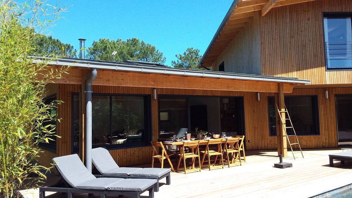 Messanges Villa | Villa d architecte neuve en bois proche plage