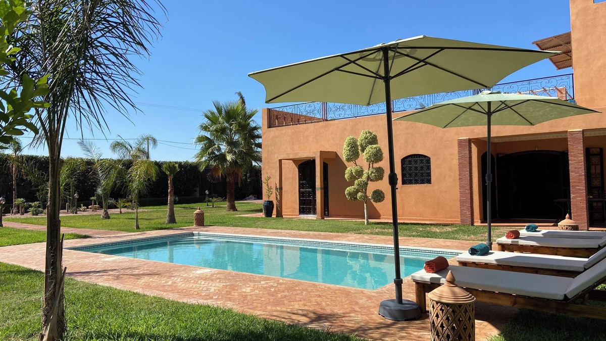 Ait Faska Villa | Villa Dar Mazaheer private pool, Atlas foothills