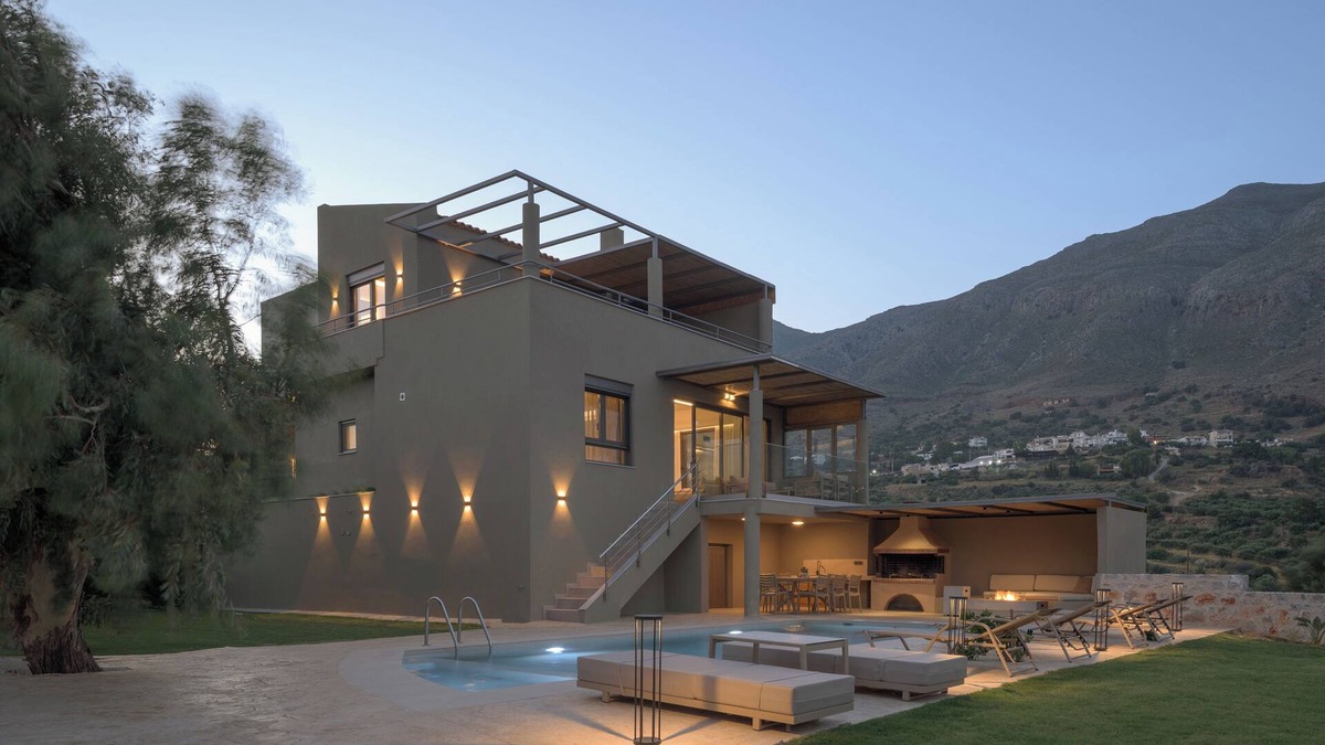 Agios Vasileios Villa | Villa Despina 1 Plakias Private Villa, Private Swimming Pool Garden,Amazing View