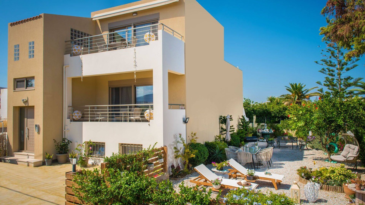 Gournai Villa | Villa Eva 2 Brand new luxury villa, 50 meters from the sea with a dream garden