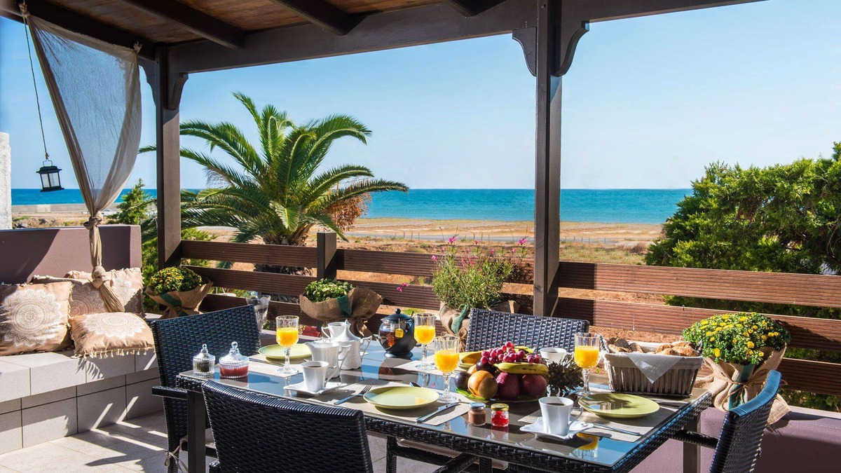 Gournai Villa | Villa Eva, Luxury villa 50 meters from the sea, in a very quite area.