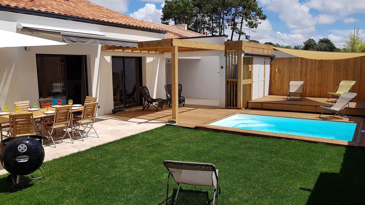 Saint-Jean-de-Monts House | VILLA EXCEPTIONNELLE "L'Orchidée " PRIVATE SWIMMING POOL 8 + 2