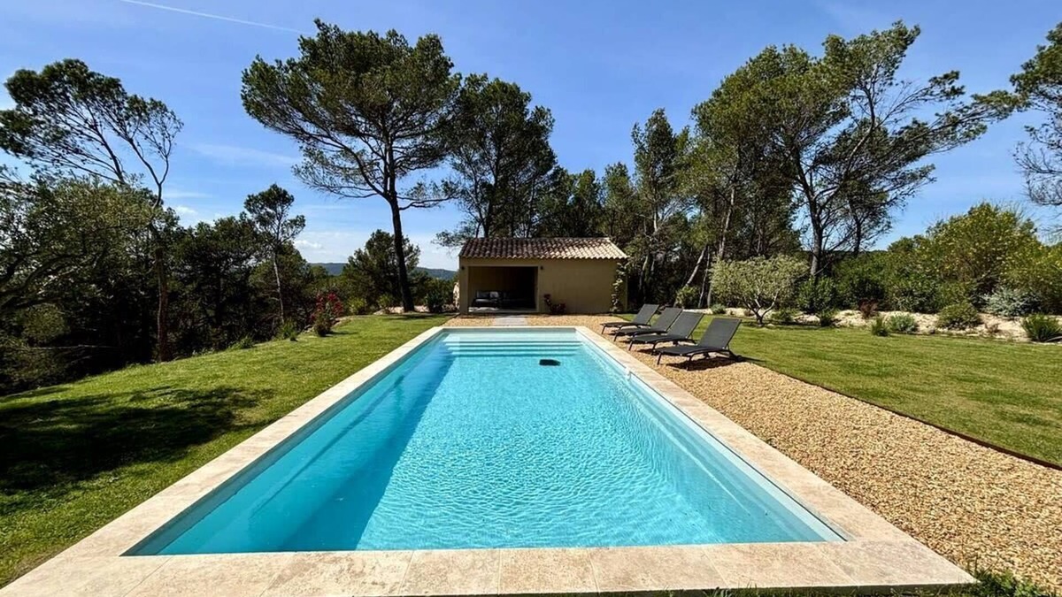 Rognes Villa | Villa Fanny, swimming pool with panoramic view