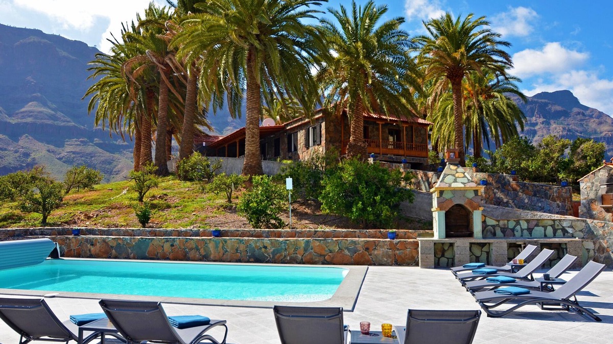 Fataga House | Villa Fataga - Unique villa with heated pool