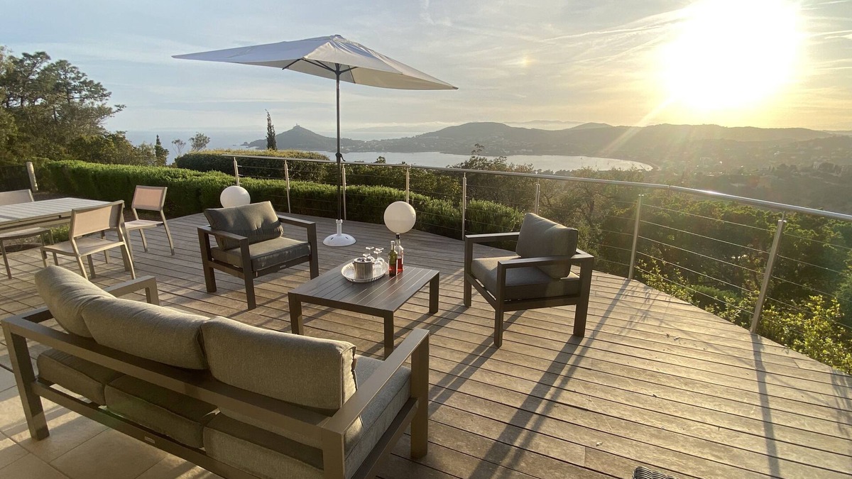 Antheor Villa | Villa for 10 people - swimming pool - 180° panoramic view - 5 air-conditioned bedrooms