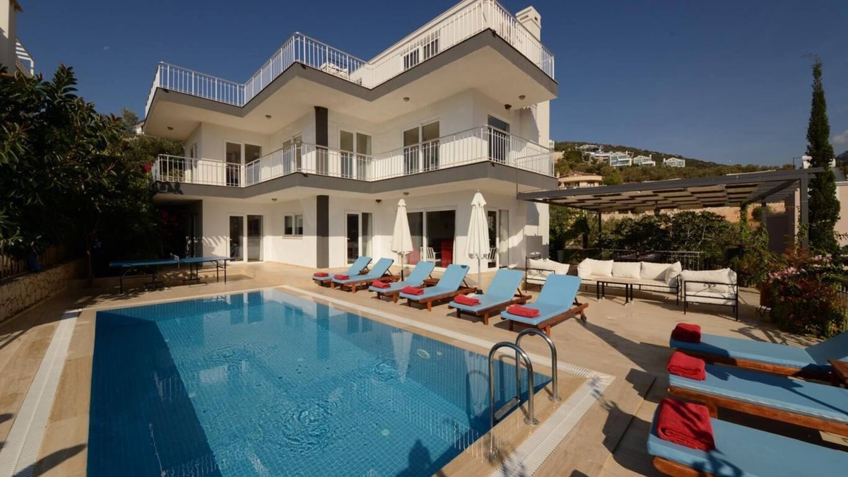 Kalkan Villa | Villa For 12 nr. Kalkan Center with Sea View