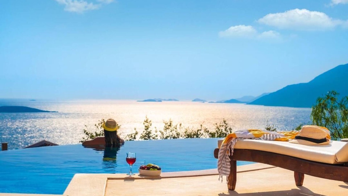 Kas Villa | Villa Fortuna 1 with private infinity pool great sea view