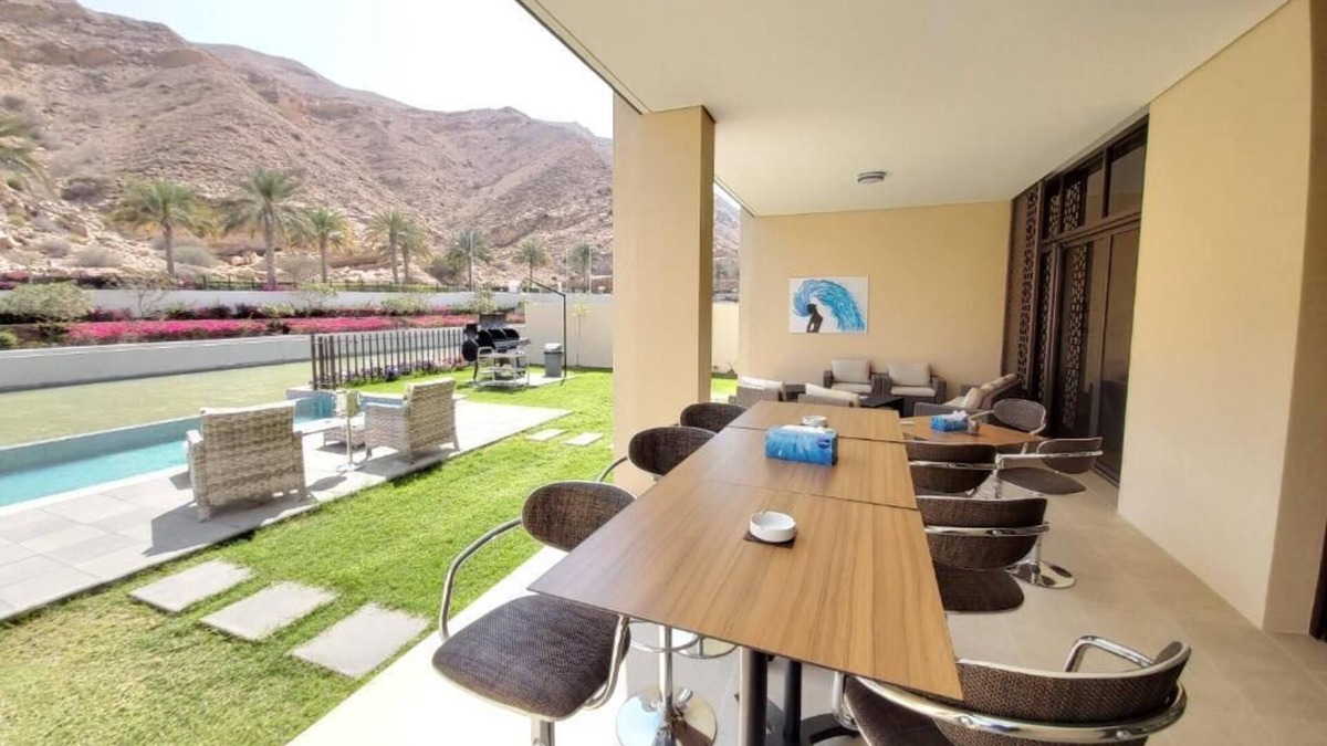 Muscat Villa | Villa Garden & Pool View