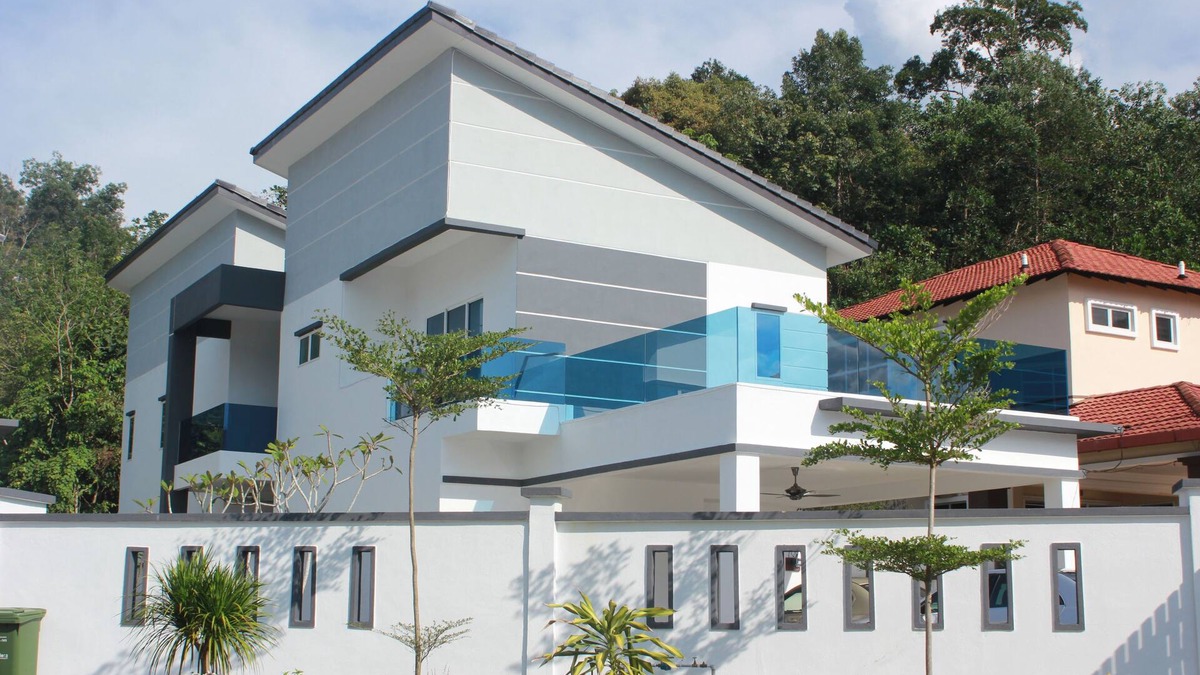 Bentong House | Villa, Hot & Cold water supply, durian, palm garden park, waterfall, hot spring