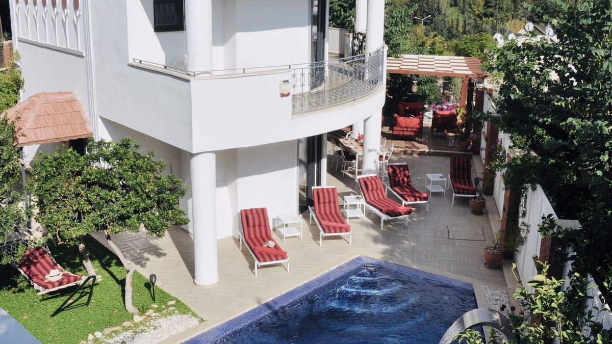 Kalkan Villa | Villa Kirmizi Lale, Private Pool, Gardens, Very Close to Town - No Need for Taxi