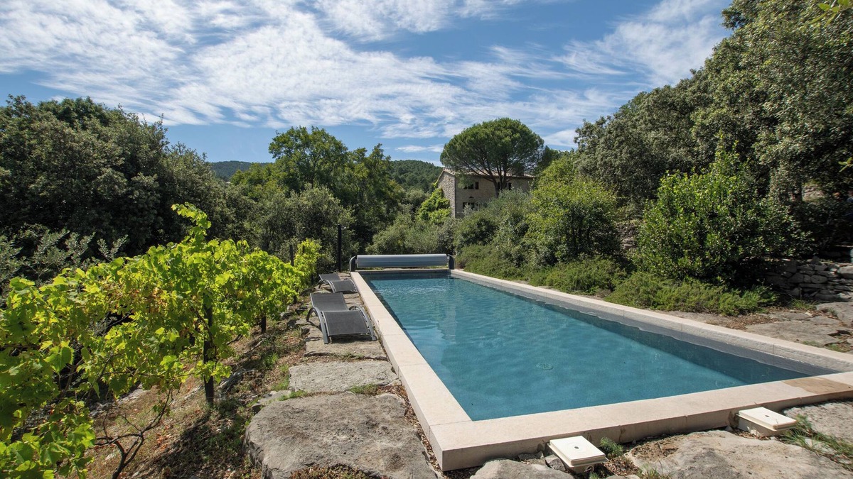 Les Vans Villa | Villa 'L'Elzède' with Mountain View, Private Pool and Wi-Fi