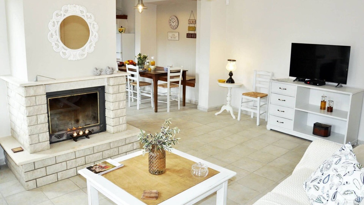 Lakkoi Villa | Villa Lakki The View with Heated round pool Jacuzzi