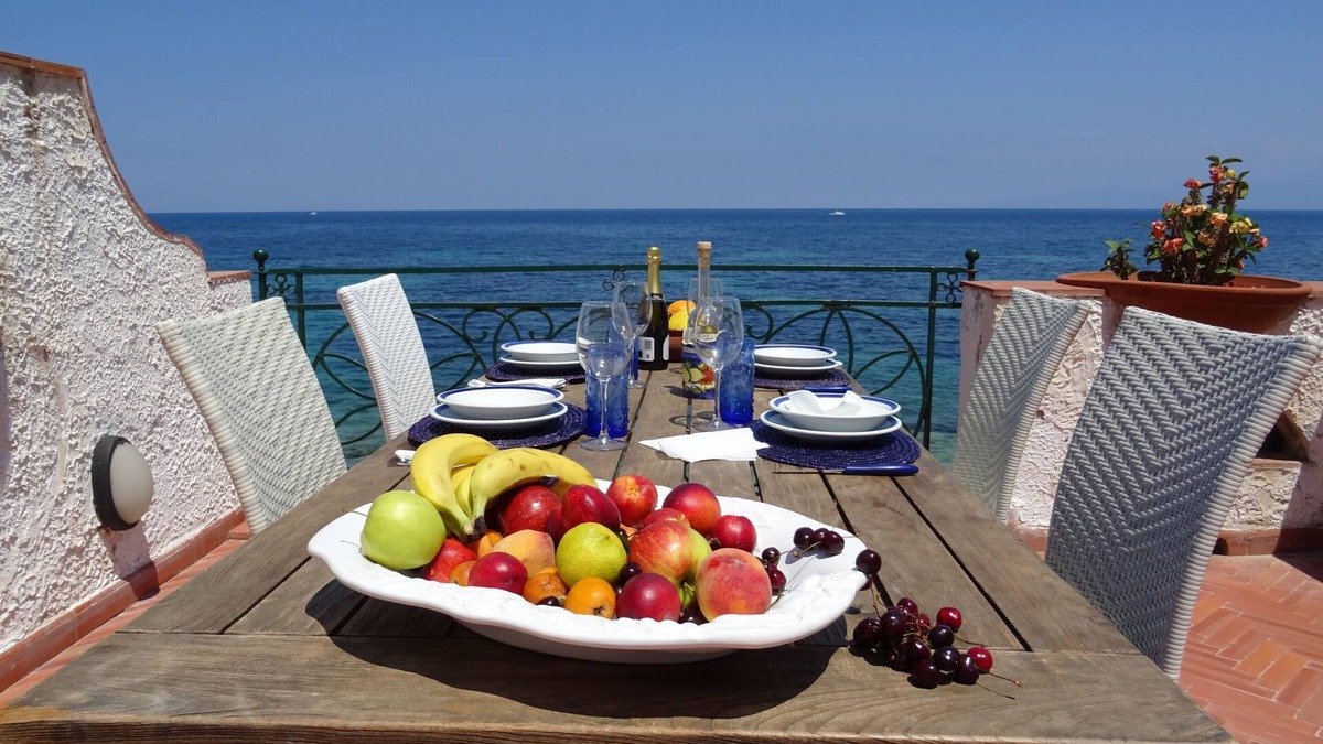 Capo Zafferano Villa | Villa luxurious on the seaside on two floors with ample terrace 12/14 beds