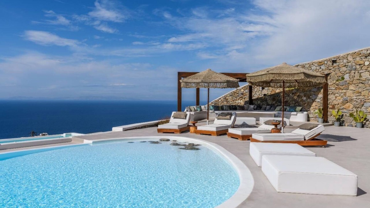 Fanari Villa | Villa M - Brand New Modern Luxury Villa w/Sunset View in Mykonos Island, Greece