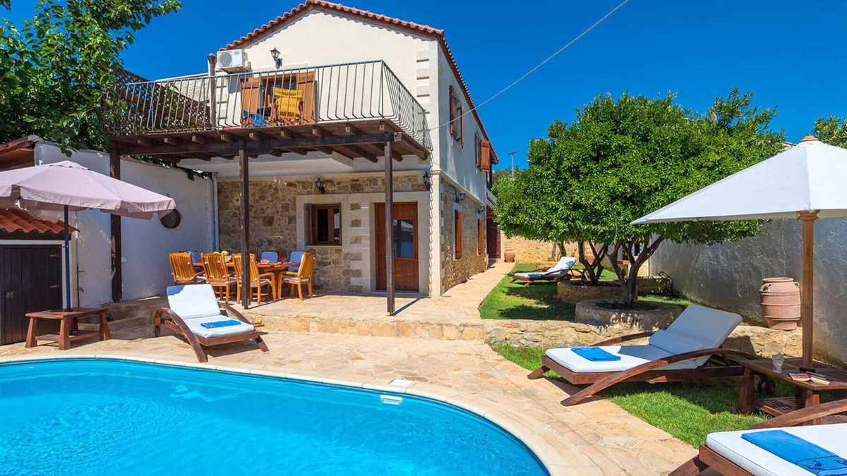 Asteri Villa | Villa Manolis with 3 bedrooms, 2 bathrooms and private pool in Asteri village