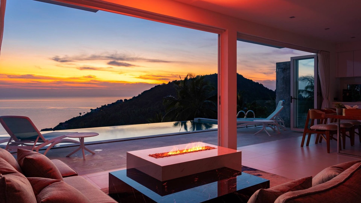 Lamai Villa | Villa Melo ▶ Beach Shuttle | Gym | Fire Feature | Daily Housekeeping