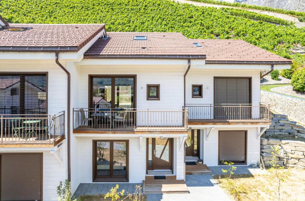 Saillon Villa | Villa mitoyenne proche des bains