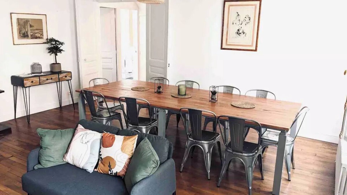 Quartier de la Maison-Blanche Villa | Villa Nearby Paris - 17 Guests - Garden - Parking - Metro
