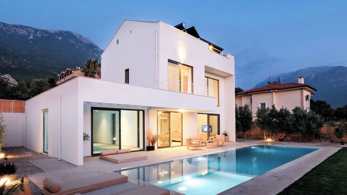 Oludeniz Villa | Villa Neo with Jakuzi,indoor pool,sauna and floor heatingn